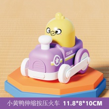 儿童按压式小汽车男女孩惯性回力车1一2岁3婴儿6个月宝宝益智玩具