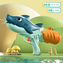 新款儿童卡通公仔水枪玩具独角兽双喷头恐龙水枪幼儿园打水仗