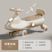 儿童扭扭车溜溜车万向轮男女宝宝一岁防侧翻大人可坐静音轮