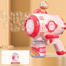 泡泡机烟花泡机电动吹泡泡网红手持加特林泡泡枪夏季公园儿童玩具
