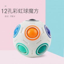 儿童玩具益智魔方彩虹球手指迷你足球异形魔方解压魔力球礼品