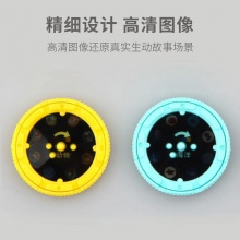 儿童手电筒发光睡前玩具早教认知恐龙动物海洋多种图案投影手电筒