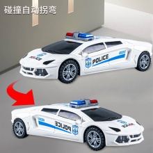 男孩儿童小汽车宝宝变形跳舞旋转发光警车电动万向车玩具夜市