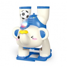 儿童电动玩具吹球小象倒立行走悬浮吹球音乐灯光益智礼物地摊