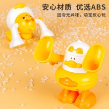 婴幼儿玩具0-3卡通发条公仔上链翻斗萌鸡宝宝学爬小黄鸭儿童益智