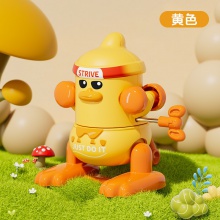 幼儿园小礼物上链空翻奋斗鸭宝宝玩具发条萌趣黄鸭儿童玩具