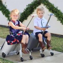 行李箱宝妈儿童可坐骑懒人溜娃神器宝宝拉杆多种功能旅行箱