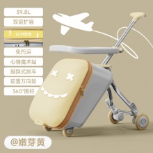 拉杆儿童行李箱旅行箱溜娃出行手推车旅游神器可坐骑登机