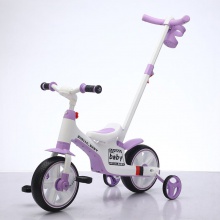 儿童三轮车脚踏车小孩手推一岁骑单车幼儿宝宝脚蹬自行车轻便